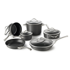 Contemporary Nonstick 11pc Cookware Set