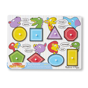 Melissa & Doug Shapes Peg