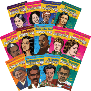 Gallopade Biography Funbooks, Women & Minorities Who Shaped Our Nation