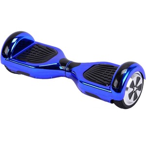 MotoTec Hoverboard Scooter 36v 6.5in Blue Chrome (Bluetooth)