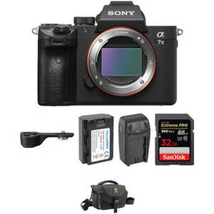 Alpha a7 III Mirrorless Digital Camera with Grip Extension and Accessories Kit