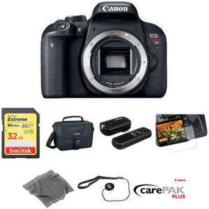 EOS Rebel T7i DSLR Camera Body Deluxe Kit