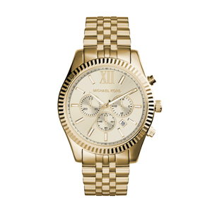 Mens Lexington Gold Tone Chronograph  Watch
