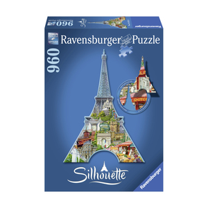 Ravensburger Silhouette Shaped Puzzle - Eiffel Tower, Paris: 960 Pcs