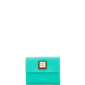 Pebble Grain Small Flap Wallet