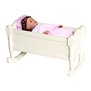 Guidecraft Doll Cradle- White