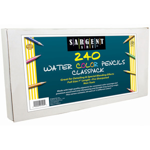 Sargent Art 240 Ct Sargent Watercolor Pencil Best Buy Assortment 7 In