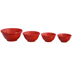 Set of 4 Prep Bowls Cerise