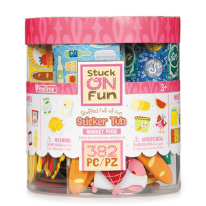 PomTree Stuck on Fun Stuffed Full of Fun Small Sticker Tub Market Food