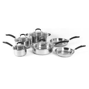 10pc Stainless Steel Cookware Set