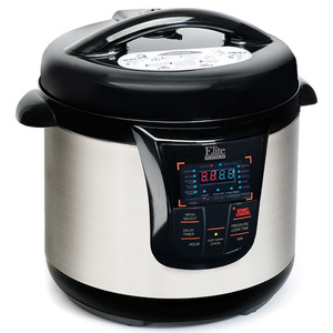 Platinum 8 Qt Digital Pressure Cooker Black
