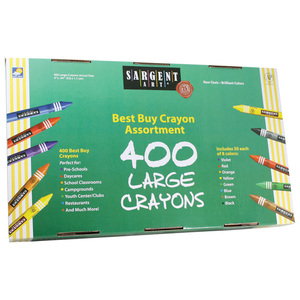 Sargent Art Best Buy Crayon Asst Lg Size 400 Ct