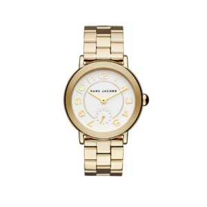 Marc Jacobs Riley Gold Tone Bracelet Watch
