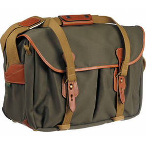 445 Shoulder Bag (Sage FibreNyte with Tan Leather Trim)