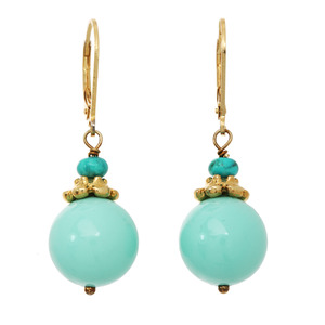 Lita Turquoise Drop Earrings