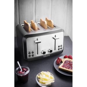 KRUPS Savoy Stainless Steel 4-Slice Toaster