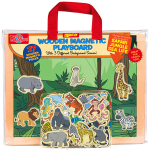 TS Shure Jungle Safari and Sea Life Wooden Magnetic Playboard