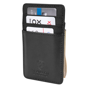 Safe ID Accent Money Clip Wallet Black