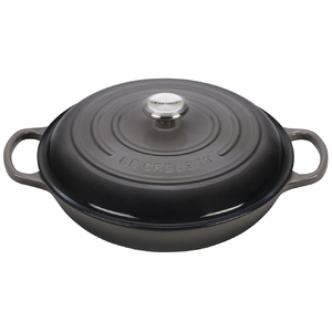 Signature Enameled Cast Iron 3.75 Qt. Braiser Oyster