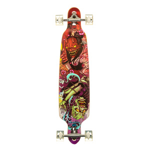 Punisher Skateboards  ONI Professional Drop Down Complete 40-Inch Longboard Skateboard With Concave Deck