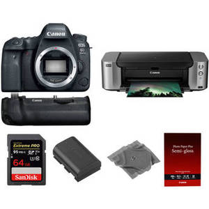 EOS 6D Mark II DSLR Camera with PIXMA PRO-100 Printer Kit