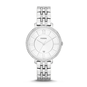 Ladies Jacqueline Stainless Steel Watch Silver Dial