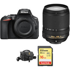 D5600 DSLR Camera with 18-140mm Lens and Accessory Kit