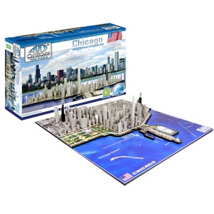 4D Cityscape Puzzle - Chicago