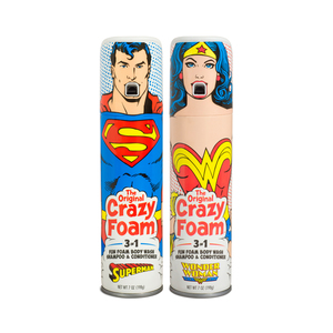 Crazy Foam DC Originals 2 Pack Superman and  Wonder Woman
