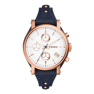 Fossil Original Boyfriend Ladies Leather Chronograph Watch