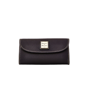 Pebble Grain Continental Clutch