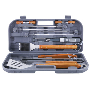 Mr. Bar-B-Q 12-piece Grilling Tool Set with Bonus Thermo Fork