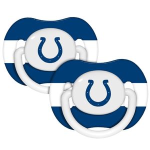 Baby Fanatic Indianapolis Colts Pacifiers (Pack of 2)