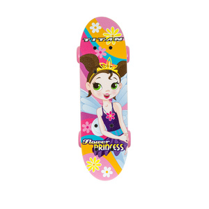 Titan  Flower Princess Pink 17-Inch Complete Skateboard for Girls 5+