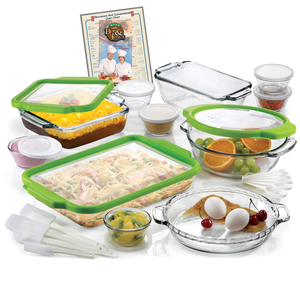 32 Pc Ovenware Set w/ TrueFit See-Thru Lids