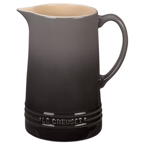 1.6 Qt Stoneware Pitcher Oyster