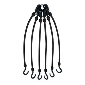 ORCA Flex Web 6 Arm Black Bungee Cords