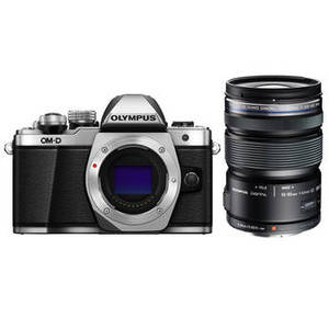 OM-D E-M10 Mark II Mirrorless Micro Four Thirds Digital Camera with 12-50mm Lens Kit (Silver)