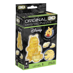 University Games Bepuzzled 3D Crystal Puzzle - Winnie the Pooh: 38 Pcs