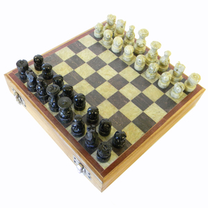 Seaich Corp Carved Soapstone 8-in. Chess Set