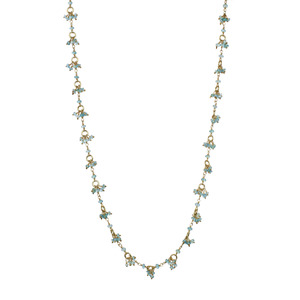 Lita 18" Apatite Linked Chain Necklace