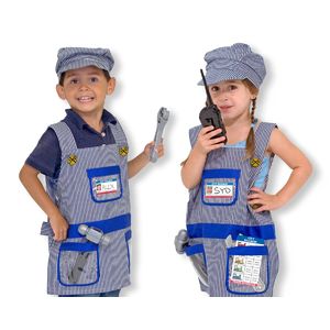Melissa & Doug Train Engineer Role Play Costume Set