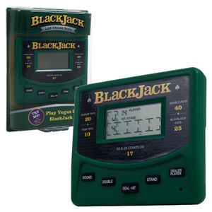 Trademark Global Electronic Handheld Las Vegas Style Blackjack Game