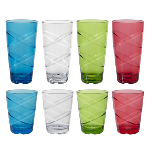 Circus 8 Pc. Tumbler Set 16oz and 24oz