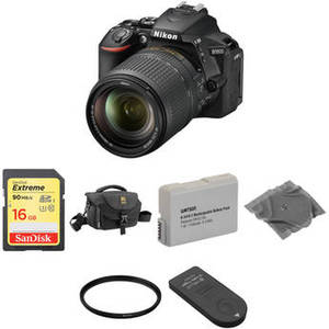 D5600 DSLR Camera with 18-140mm Lens Basic Kit