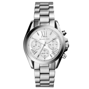Michael Kors Women's Mini Bradshaw Silver-Tone Watch