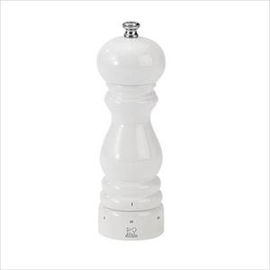 Paris U'Select White Lacquer Pepper Mill 7"