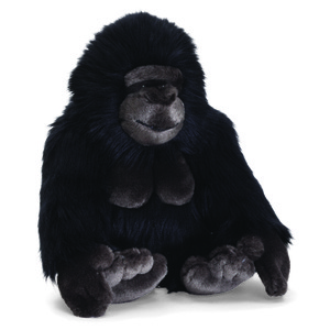 Black Gorrila Plush; Small 9"