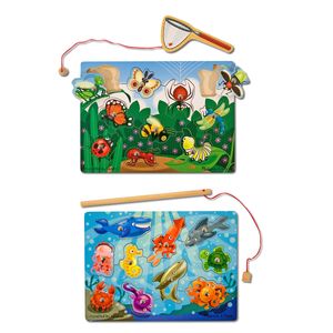 Melissa & Doug Fishing & Bug Catching Magnetic Game Bundle