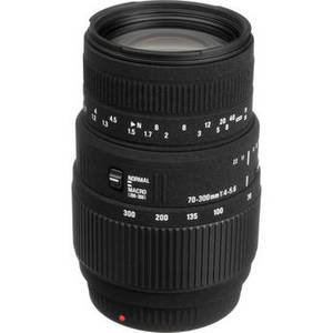 70-300mm f/4-5.6 DG Macro Lens for Sony and Minolta Cameras